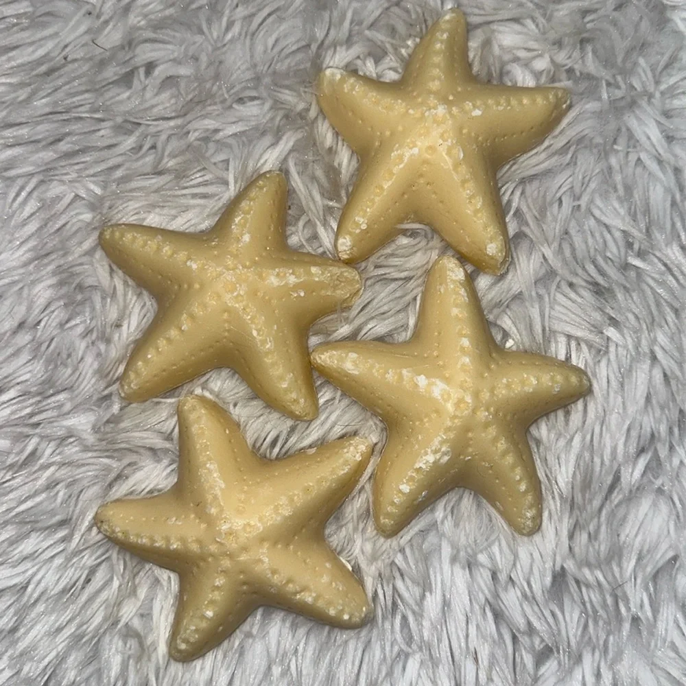 European Luxury Soap Lot of 4 Starfish Shaped Luxury Pre de‎ Provence Soaps Flaw